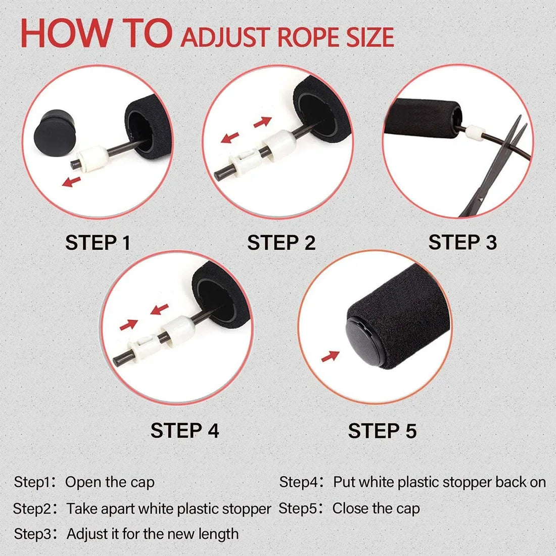 Professional Adjustable Steel Jump Rope - Fitness & Cardio Training